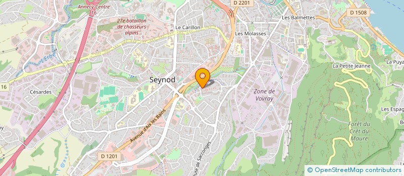 localisation de l'entreprise NOVA IMMO L.C  ANNECY