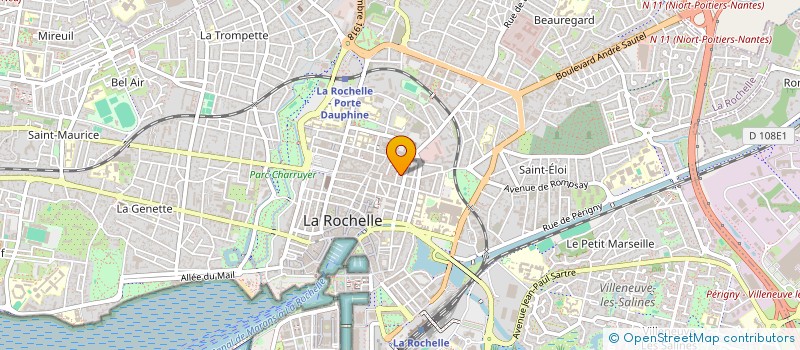 localisation de l'entreprise NOVA  IMMOBILIER  LA ROCHELLE