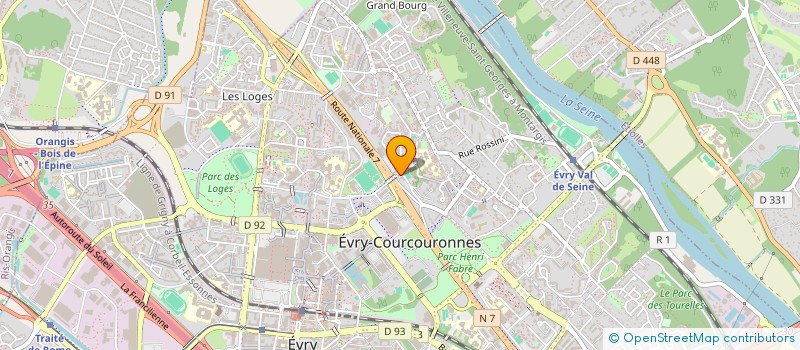 localisation de l'entreprise NOVA INTEGRATION à EVRY-COURCOURONNES