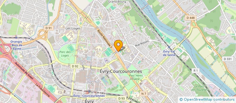 localisation de l'entreprise NOVA INTEGRATION EUROPE S.A R.L.  EVRY-COURCOURONNES