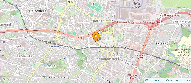 localisation de l'entreprise NOVA INVEST à COLOMIERS