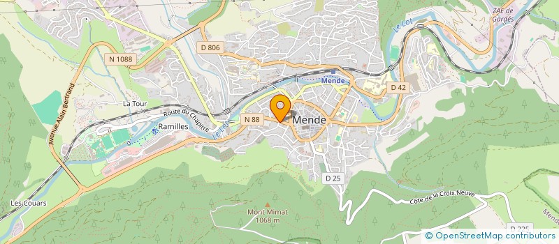 localisation de l'entreprise NOVA  LOZERE, ACCOMPAGENEMENT EDUCATIF  MENDE