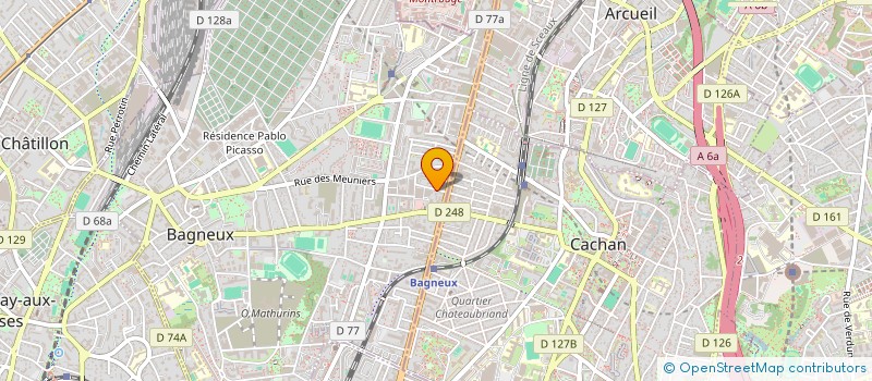 localisation de l'entreprise NOVA MATERIAUX à BAGNEUX