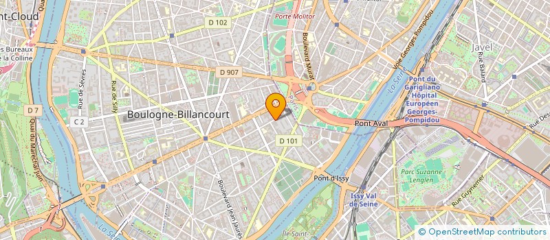localisation de l'entreprise NOVA MEUBLES à BOULOGNE-BILLANCOURT