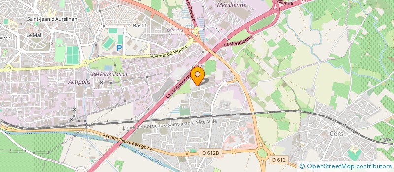 localisation de l'entreprise NOVA MISTRAL  VILLENEUVE-LES-BEZIERS