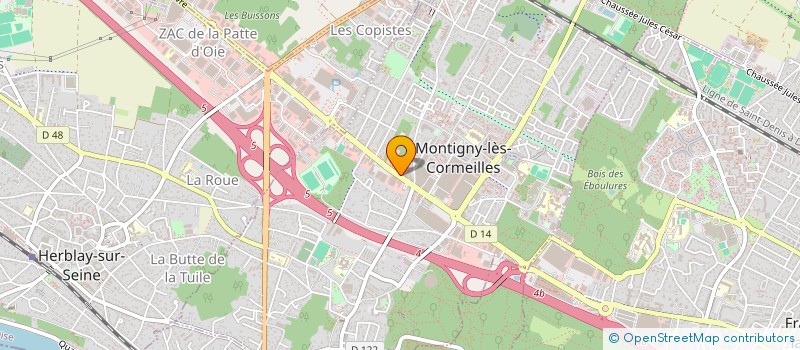 localisation de l'entreprise NOVA MOBILYA  MONTIGNY-LES-CORMEILLES