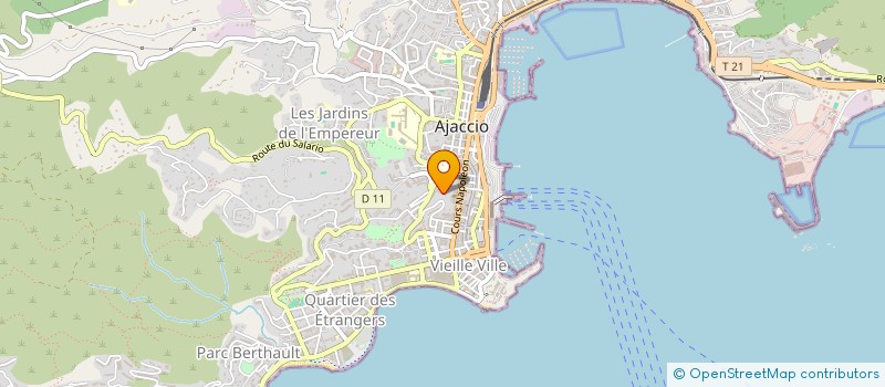 localisation de l'entreprise NOVA PLUVIAM à AJACCIO