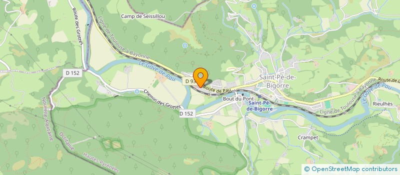 localisation de l'entreprise NOVA PROTO  SAINT-PE-DE-BIGORRE