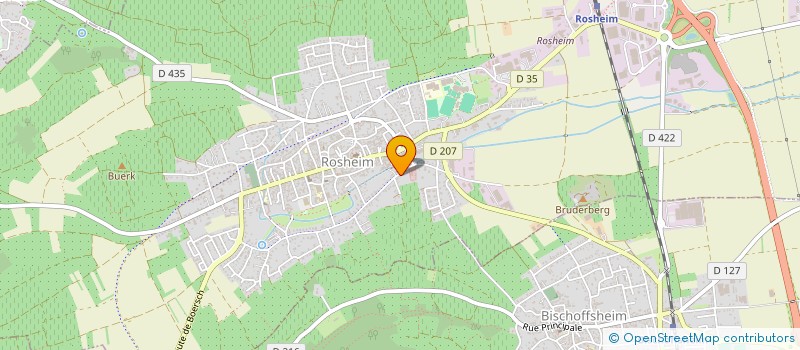 localisation de l'entreprise NOVA-R à ROSHEIM