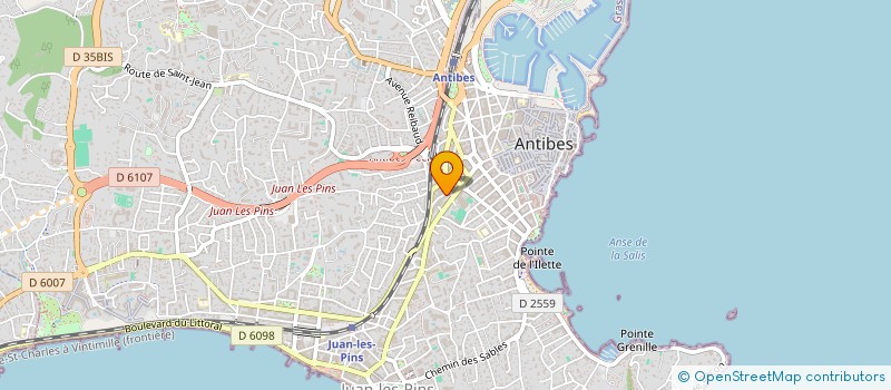 localisation de l'entreprise NOVA RADIOLOGIE à ANTIBES