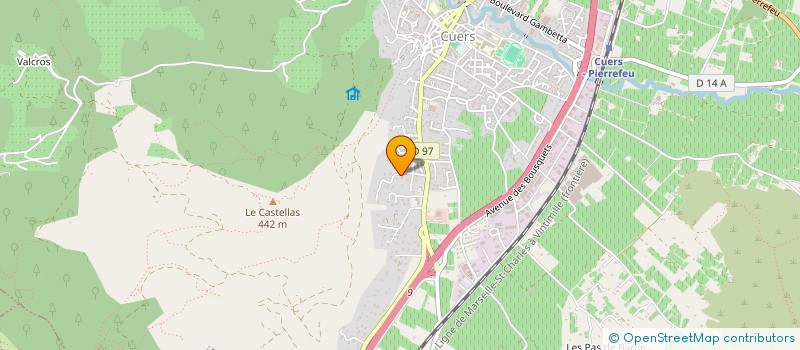 localisation de l'entreprise NOVA SAS à CUERS