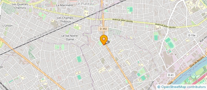 localisation de l'entreprise NOVA SOL  BEZONS