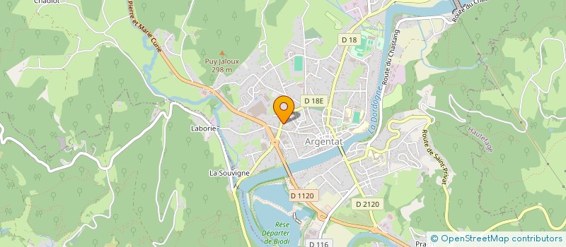 localisation de l'entreprise NOVA SOLAIRE  ARGENTAT-SUR-DORDOGNE