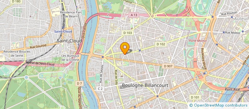 localisation de l'entreprise NOVA SPORTS SARL à BOULOGNE-BILLANCOURT