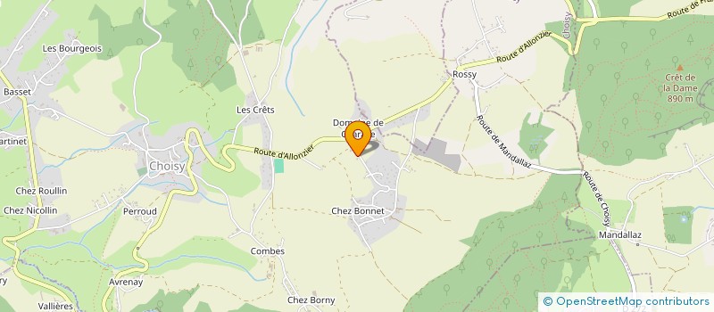 localisation de l'entreprise NOVA SRT  CHOISY