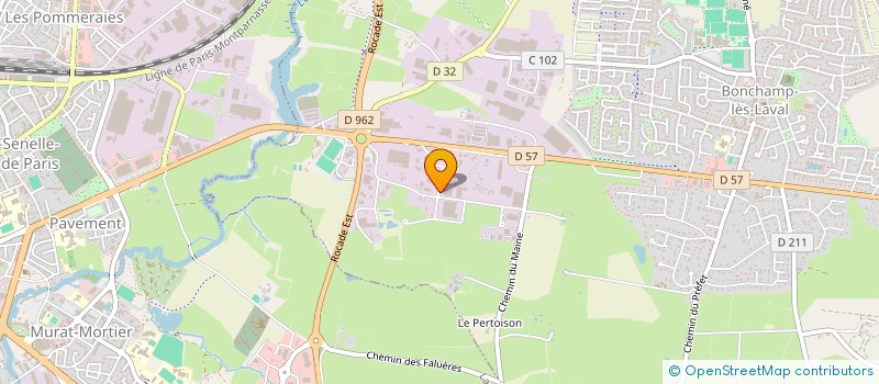 localisation de l'entreprise NOVA-STORE  BONCHAMP-LES-LAVAL