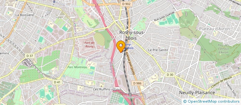 localisation de l'entreprise NOVA SURSA à ROSNY-SOUS-BOIS