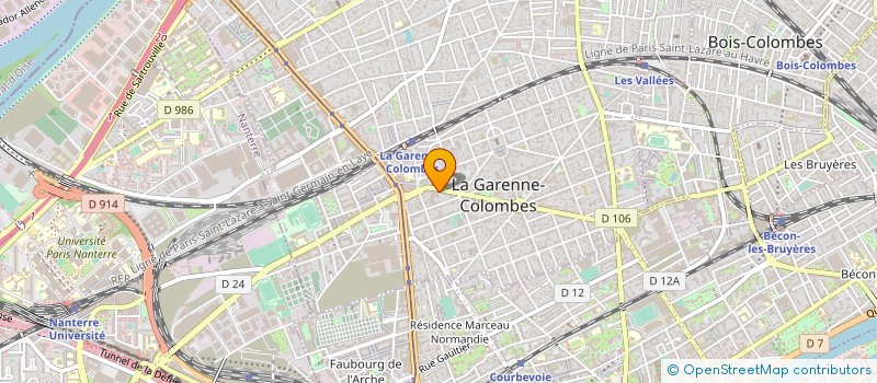 localisation de l'entreprise NOVA SYSTEMS FRANCE FREIGHT WORLD CLOUD SERVICE à LA GARENNE-COLOMBES