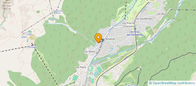 localisation de l'entreprise NOVA THERMA à CHAMONIX-MONT-BLANC