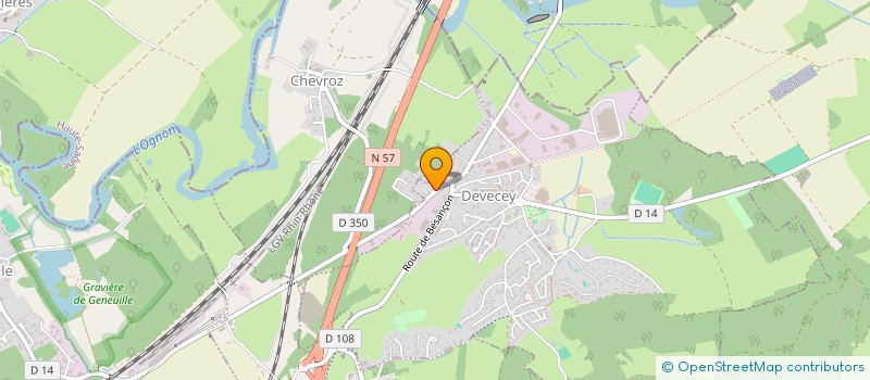 localisation de l'entreprise NOVA-TOIT  DEVECEY