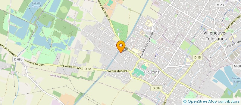 localisation de l'entreprise NOVA TOLOSA  FROUZINS