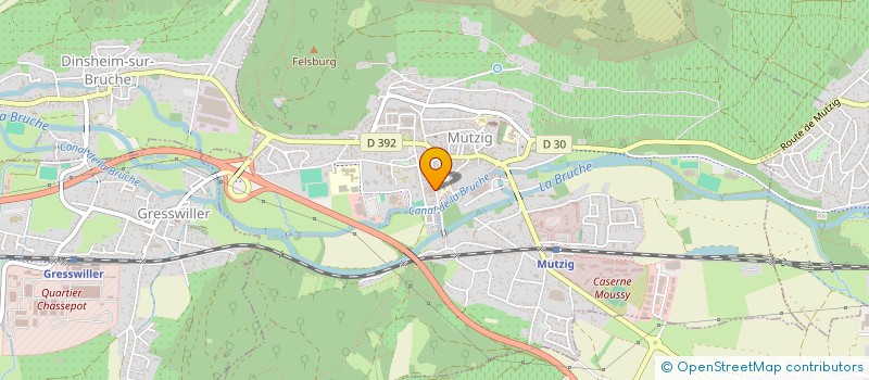 localisation de l'entreprise NOVA TP  MUTZIG