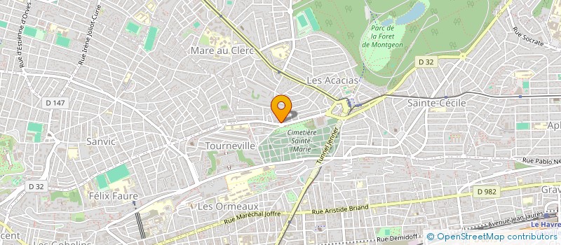 localisation de l'entreprise NOVA TRAVAUX à LE HAVRE