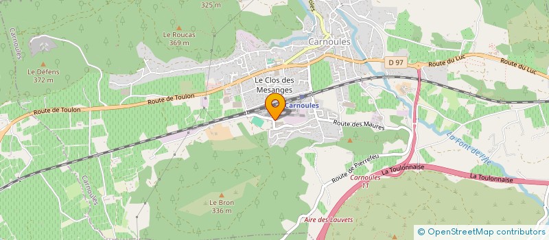 localisation de l'entreprise NOVA TRAX  CARNOULES