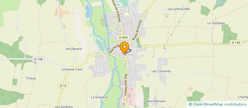 localisation de l'entreprise NOVA VISION à CHARNY OREE DE PUISAYE