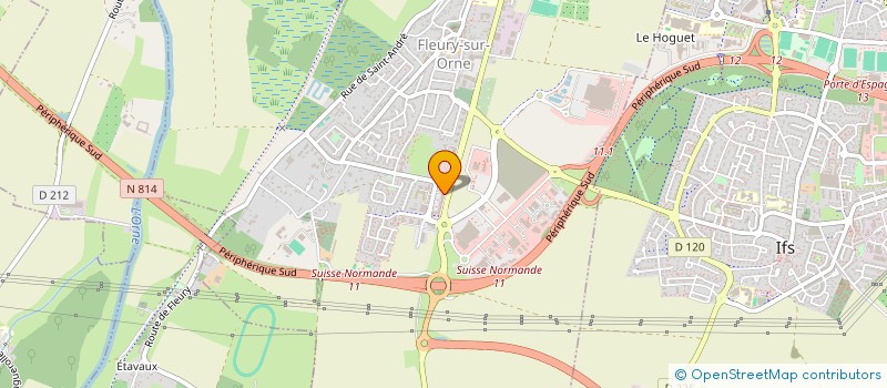 localisation de l'entreprise NOVA VISION  FLEURY-SUR-ORNE