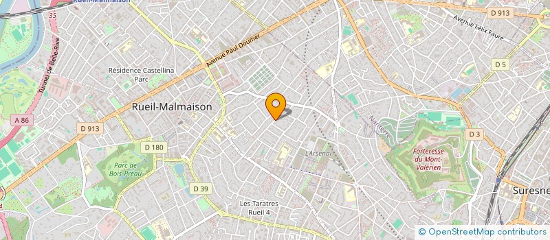 localisation de l'entreprise NOVA2 à RUEIL-MALMAISON