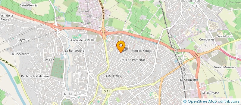 localisation de l'entreprise NOVABAIL à BEZIERS