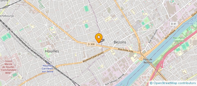 localisation de l'entreprise NOVABAT  HOUILLES