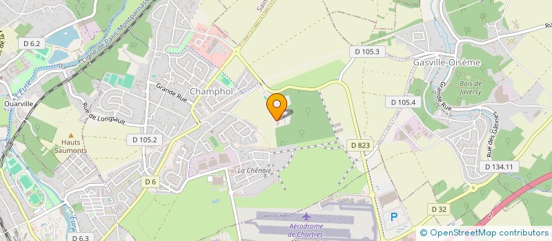 localisation de l'entreprise NOVABIOM à CHAMPHOL