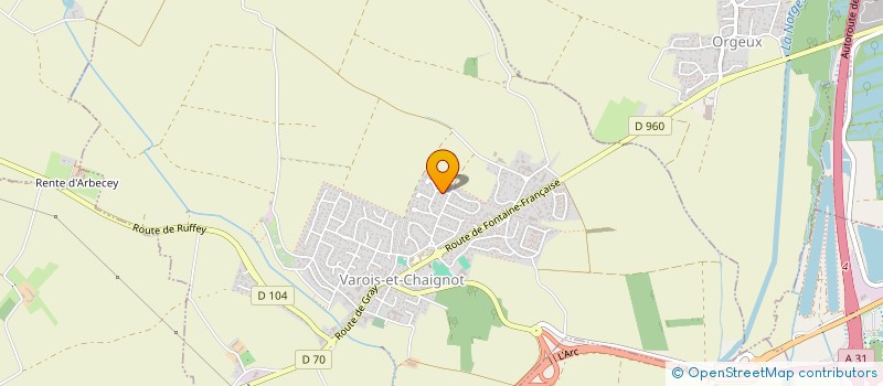 localisation de l'entreprise NOVABIOTIS à VAROIS-ET-CHAIGNOT