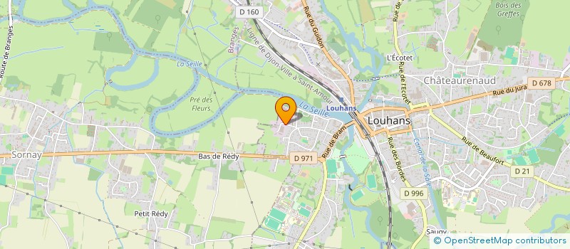 localisation de l'entreprise NOVABRESSE MCR à LOUHANS
