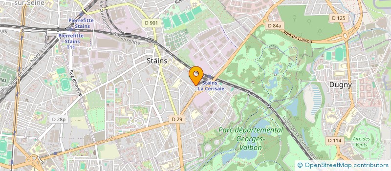 localisation de l'entreprise NOVAC PLUS  STAINS