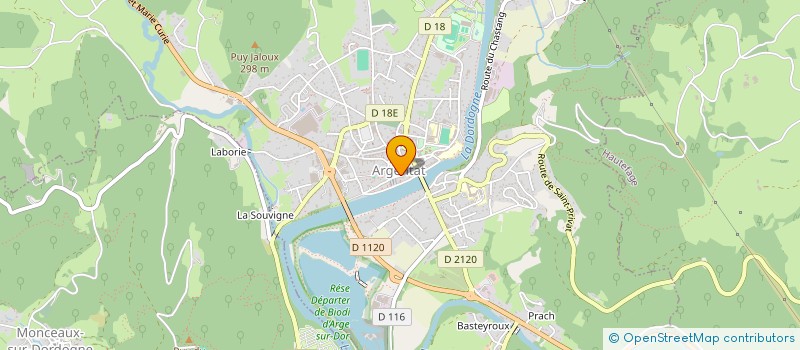 localisation de l'entreprise NOVACAP à ARGENTAT-SUR-DORDOGNE