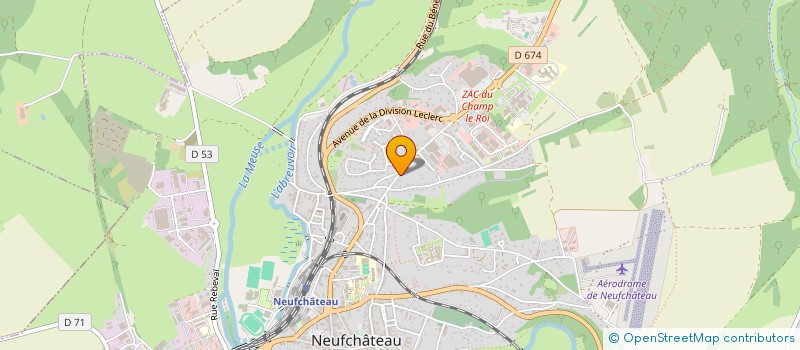 localisation de l'entreprise NOVACASTRI  NEUFCHATEAU