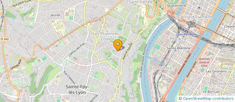 localisation de l'entreprise NOVACE  SAINTE-FOY-LES-LYON