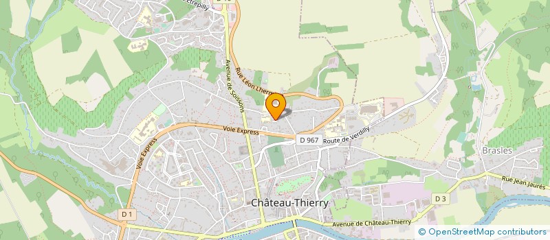 localisation de l'entreprise NOVACEL OPHTALMIQUE SAS à CHATEAU THIERRY