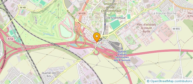 localisation de l'entreprise NOVACENS à LEZENNES