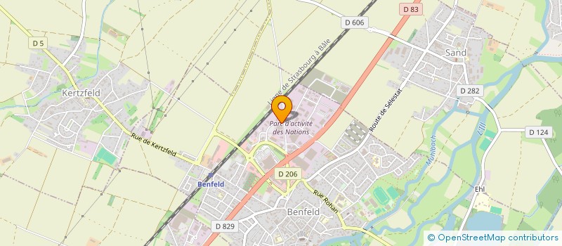 localisation de l'entreprise NOVACHOC  BENFELD