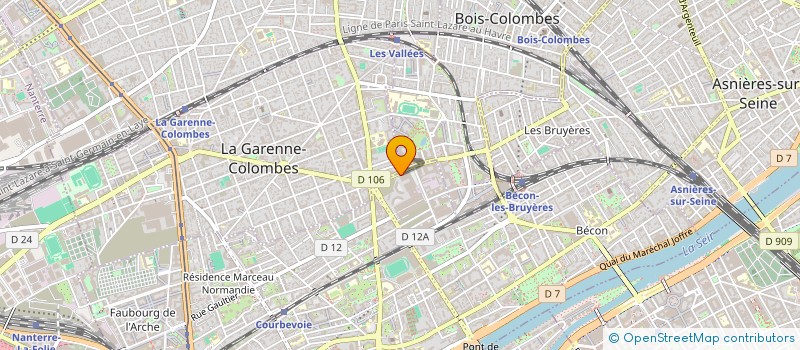 localisation de l'entreprise NOVACO à COURBEVOIE