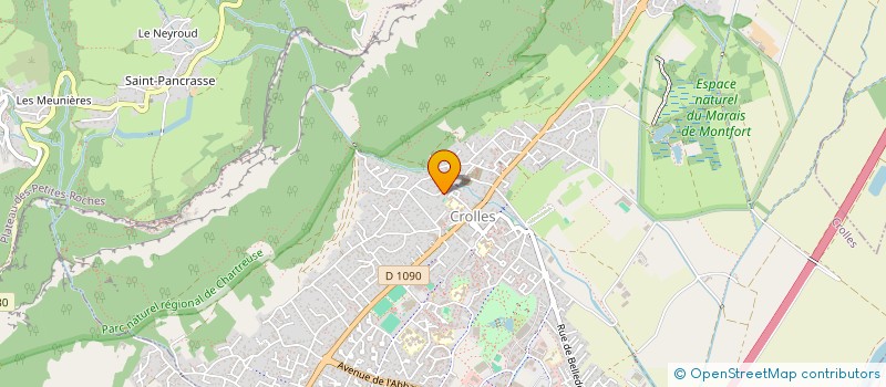 localisation de l'entreprise NOVACODI à CROLLES