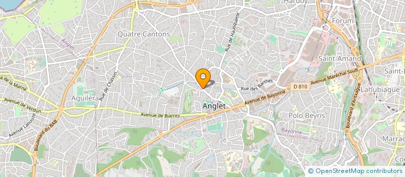 localisation de l'entreprise NOVACONCEPT à ANGLET