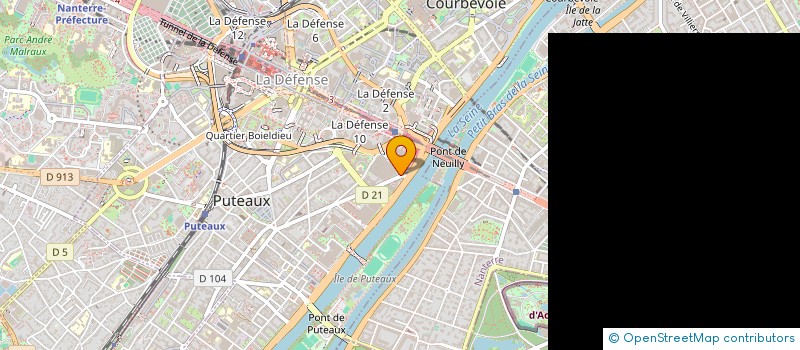 localisation de l'entreprise NOVACOVER  PUTEAUX