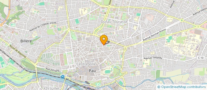 localisation de l'entreprise NOVACREA à PAU