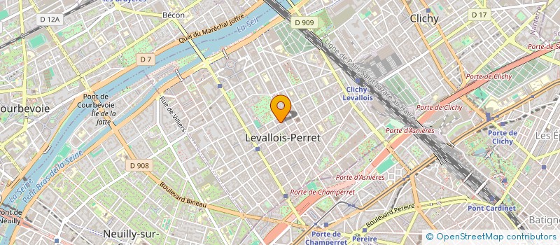 localisation de l'entreprise NOVAD à LEVALLOIS-PERRET