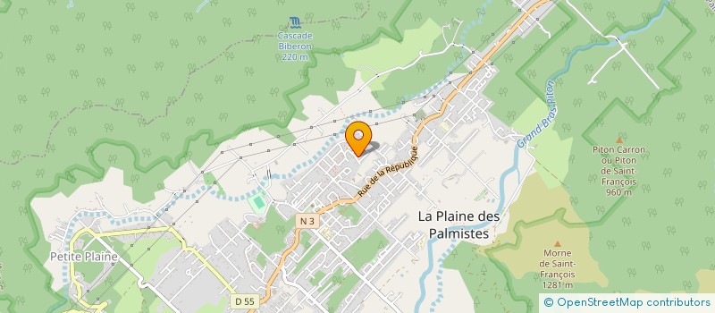 localisation de l'entreprise NOVADESIGN  LA PLAINE-DES-PALMISTES